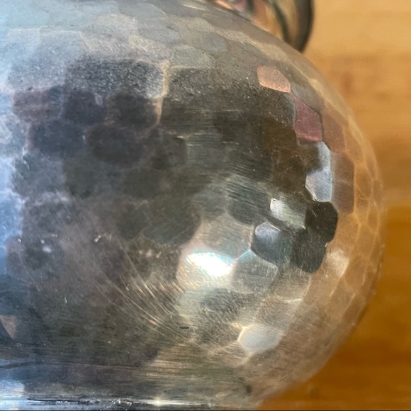 925 Hand Hammered Beer Pitcher Georgivs iii dei gratia Authentic Coin Embossed - Picture 10 of 14